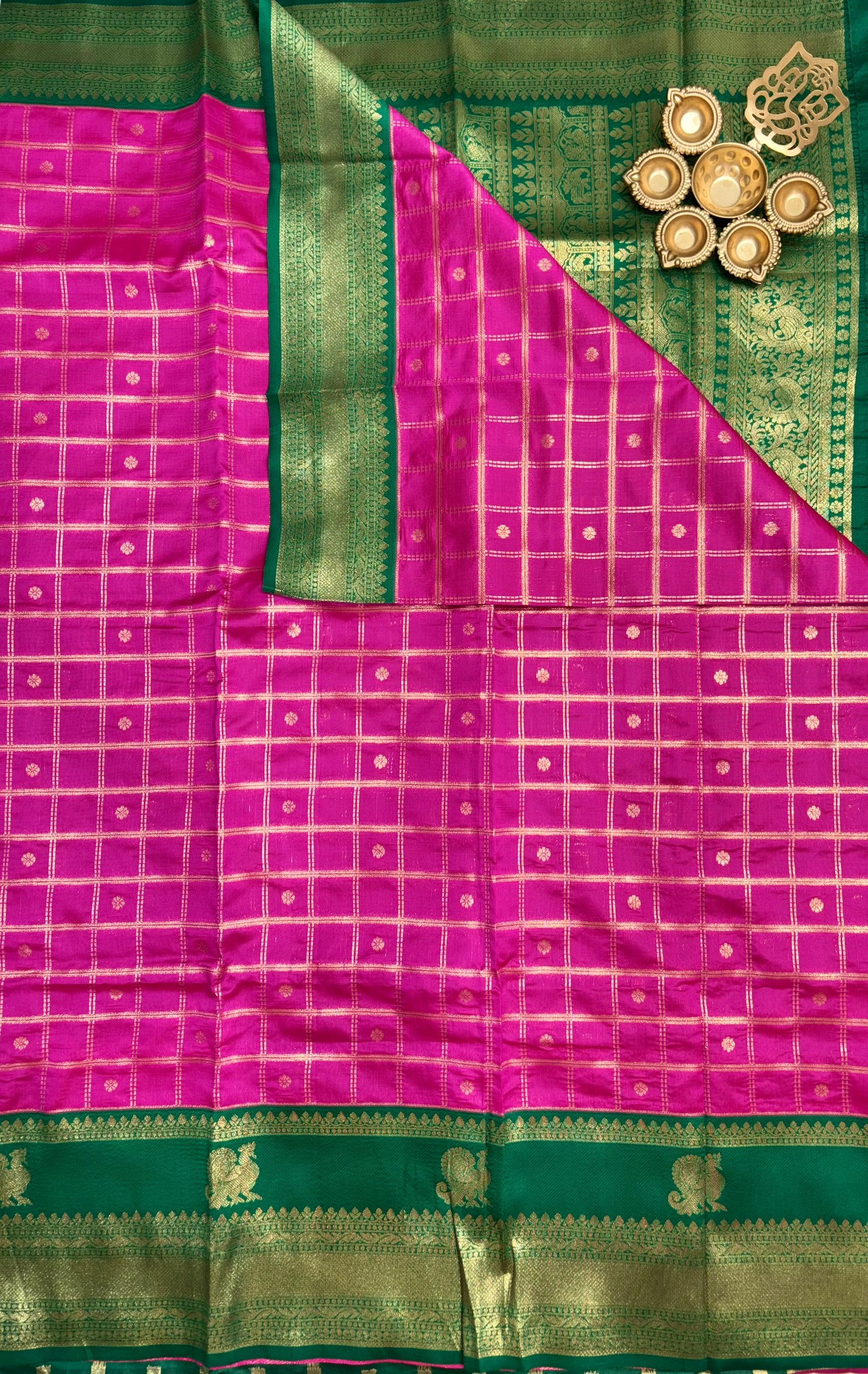 2 Korvai Kanchi Semi Silk Sarees image 3