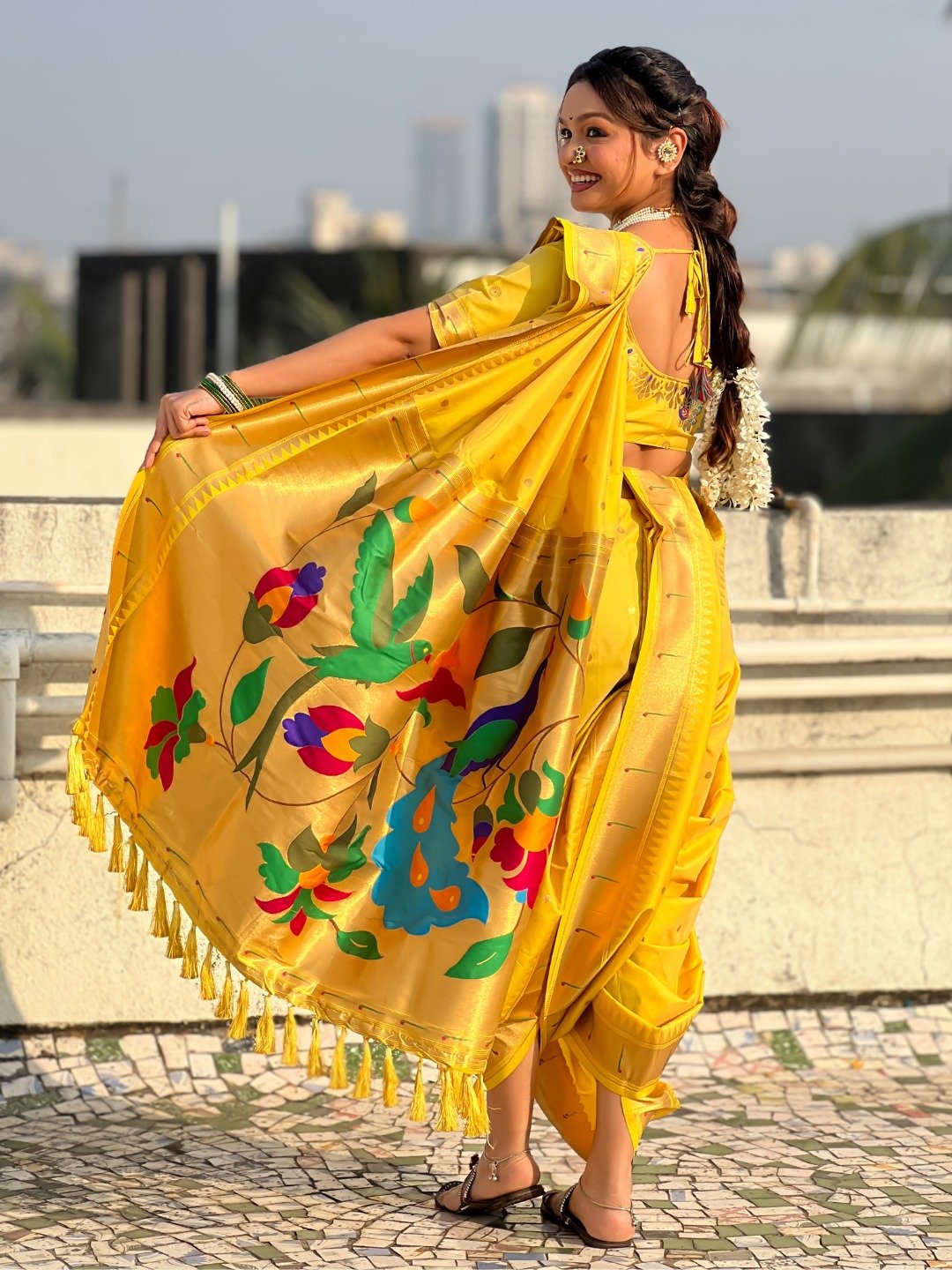 9 Vaar Muniya Paithani image 16