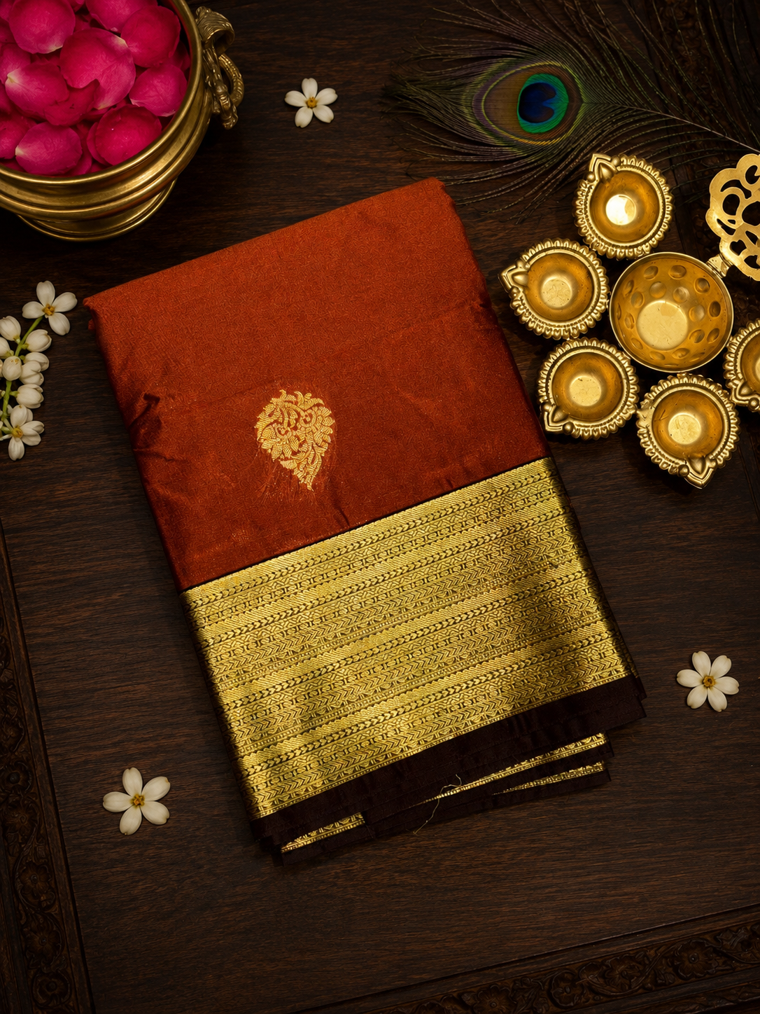 Pure Silk Mix Super Soft Kanchi Semi Silk Sarees image 17