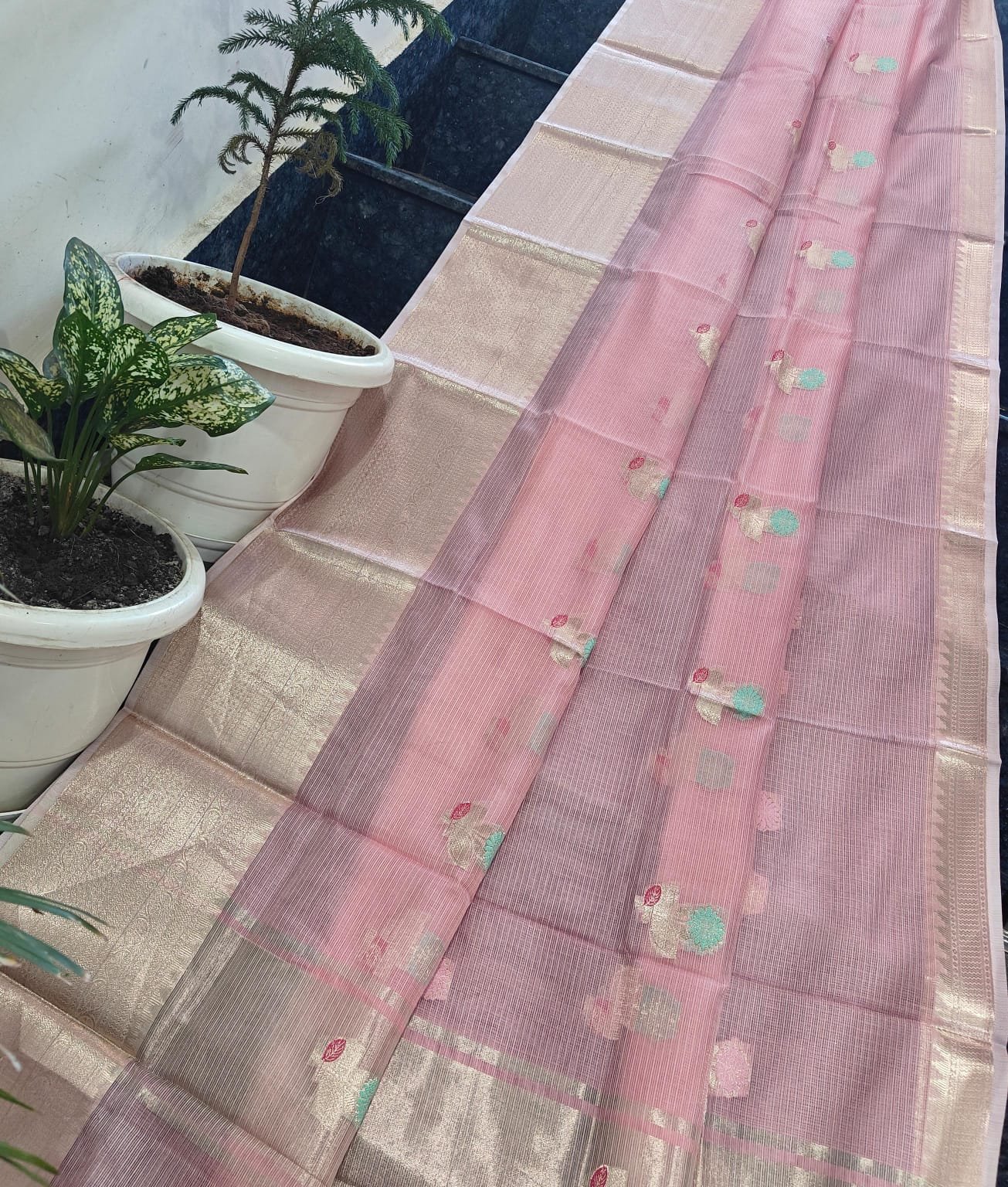 6 Kota Doria Saree