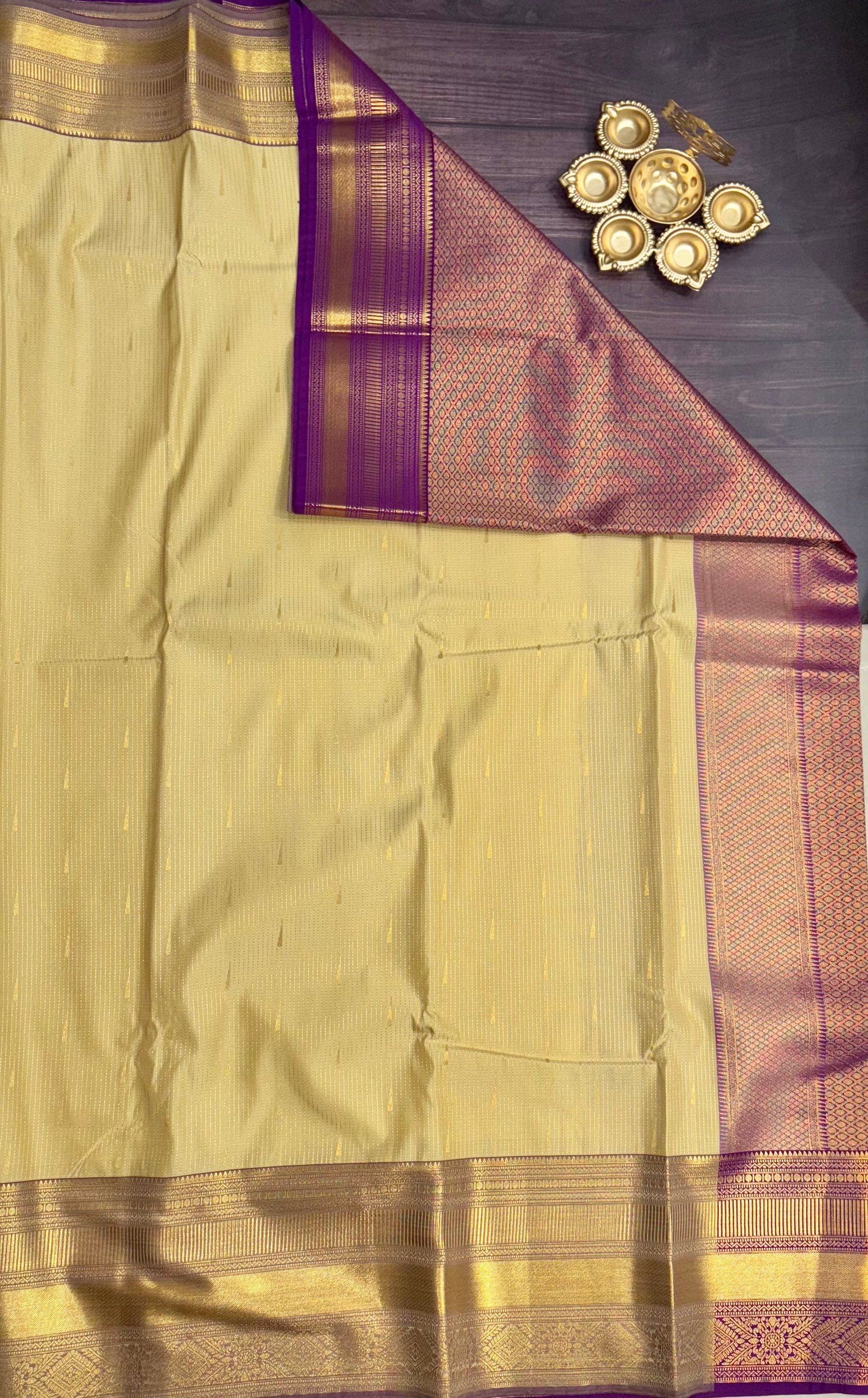 8 Korvai Kanchi Semi Silk Sarees image 6