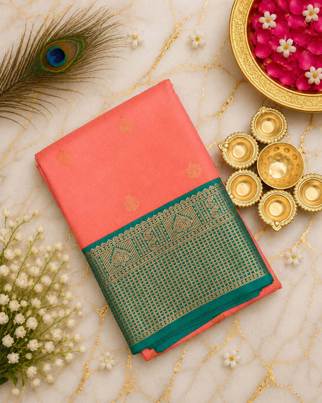 2 Korvai Kanchi Semi Silk Sarees image 22