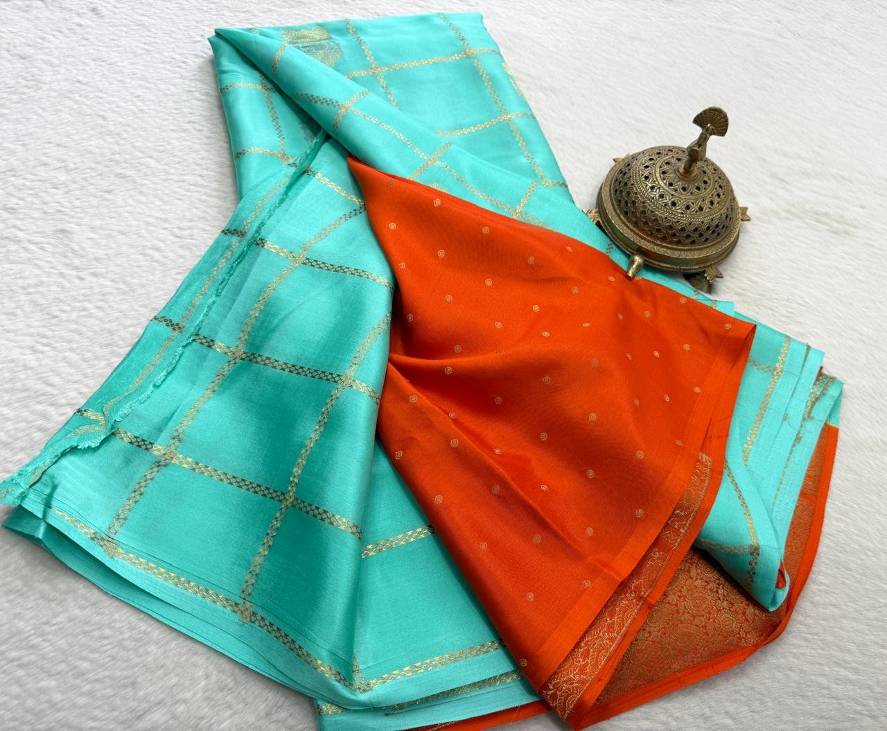 9 Pure Mysore Silk Sarees image 12