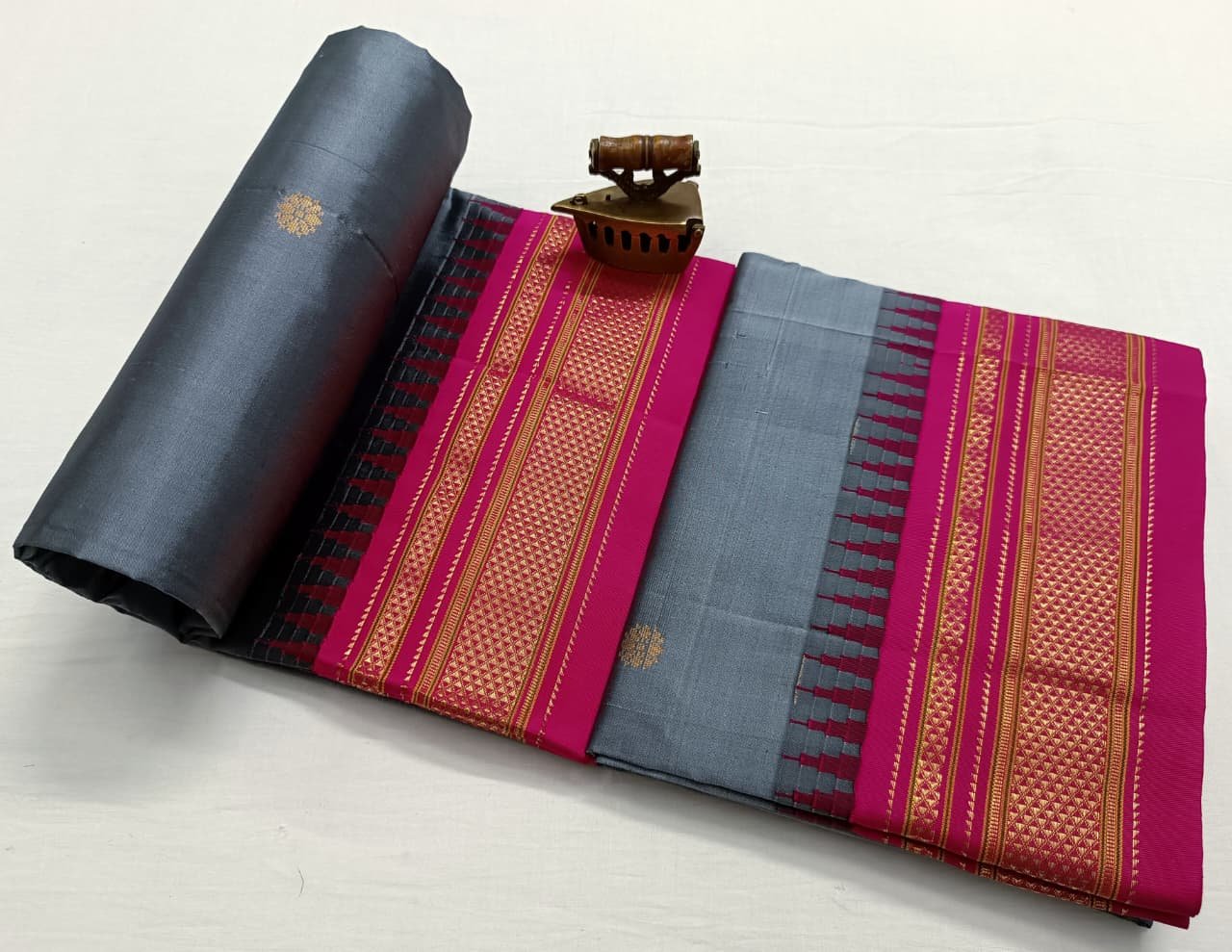 Chandrakor Paithani Pure Silk image 31