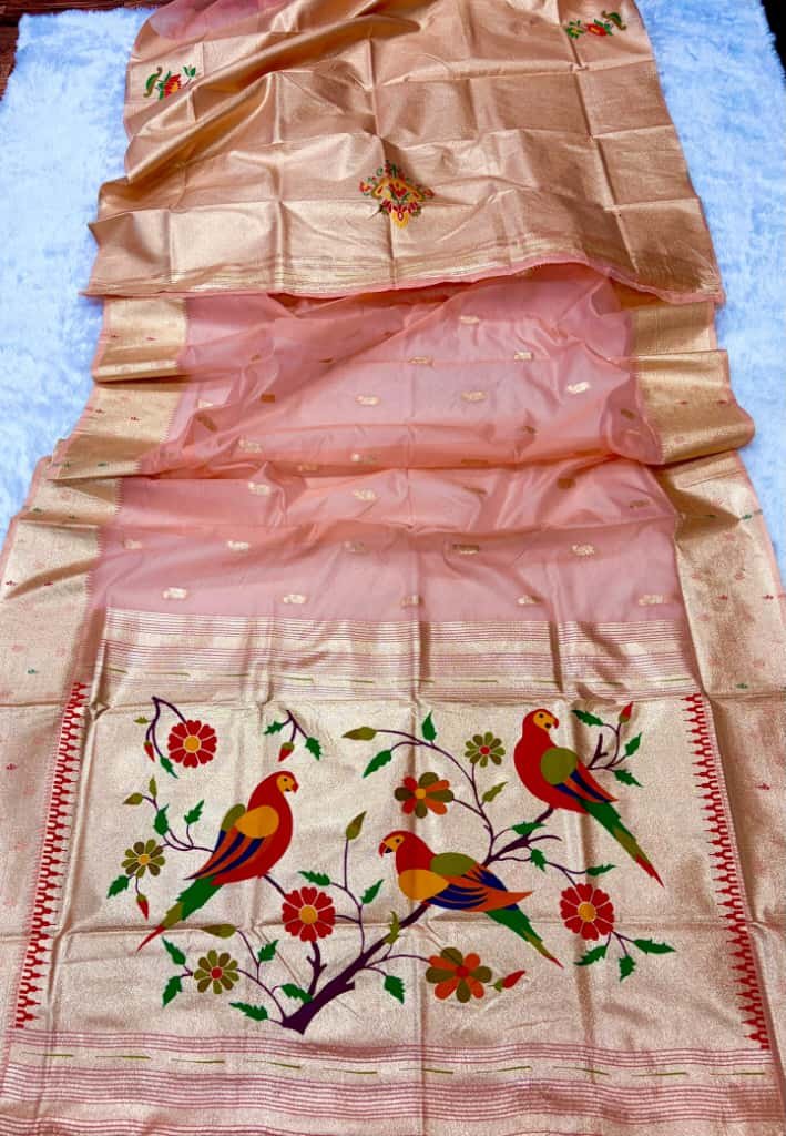 Soft Organza Tissue Sarees image 5