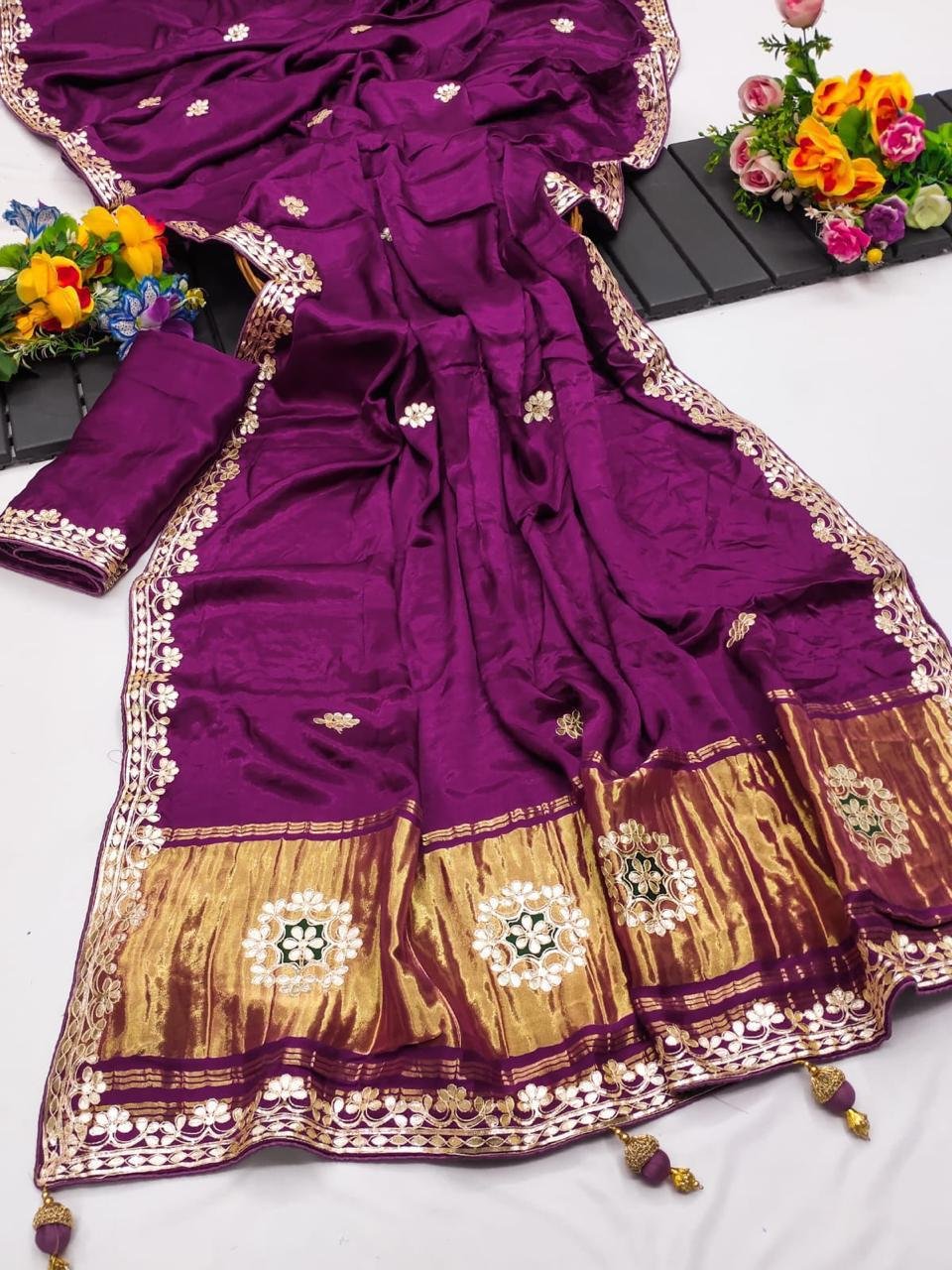 Pure Modal Silk Saree image 7
