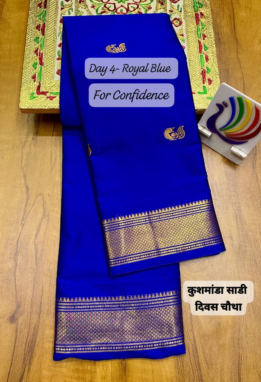 Traditional Kadiyal Paithani image 6