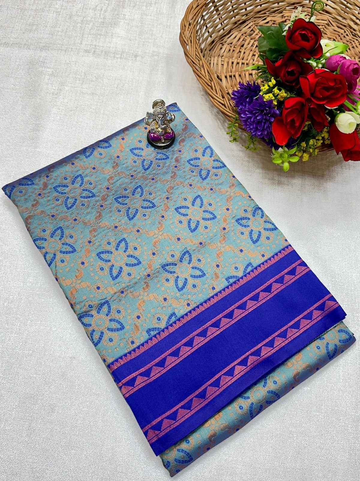 Rajasthani Bandhani Paithani image 13