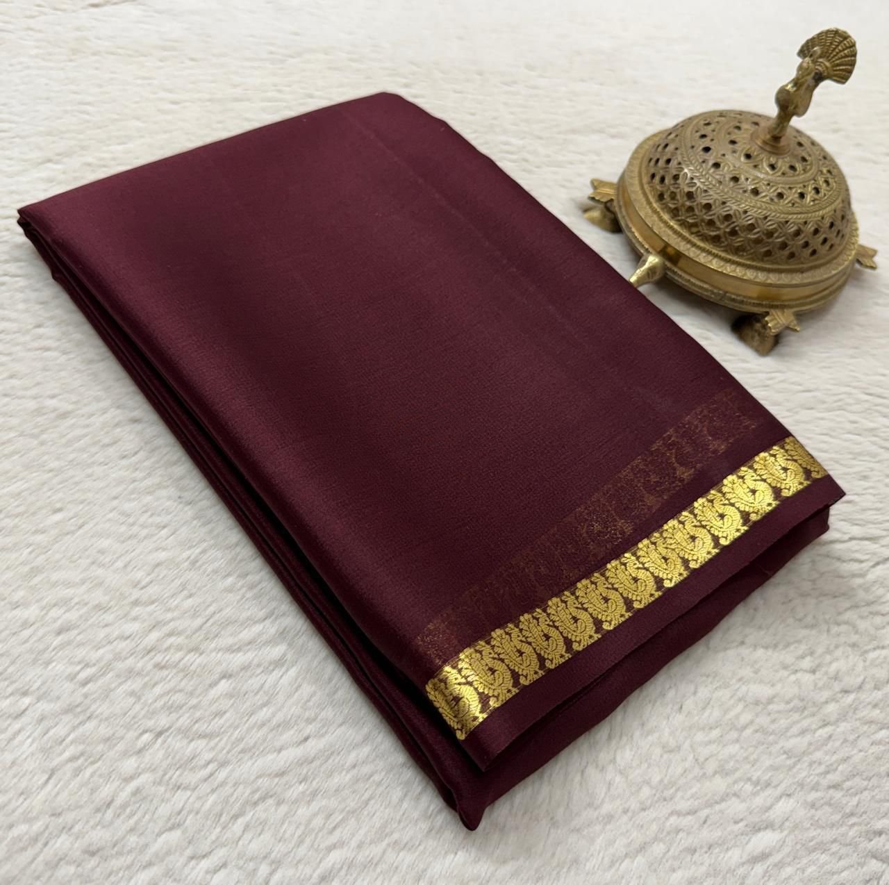 8 Pure Mysore Silk Sarees image 5