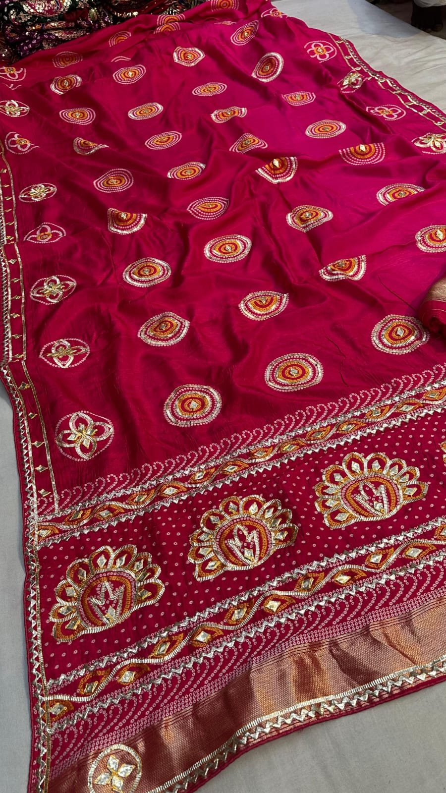 Fabric Pure Moonga Silk Jari Saree image 2