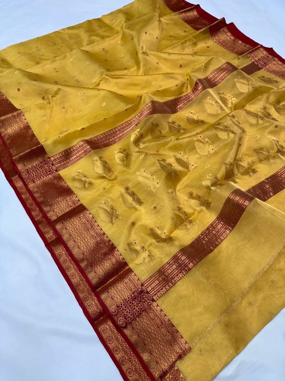 Silk Katan Saree Tissue image 7