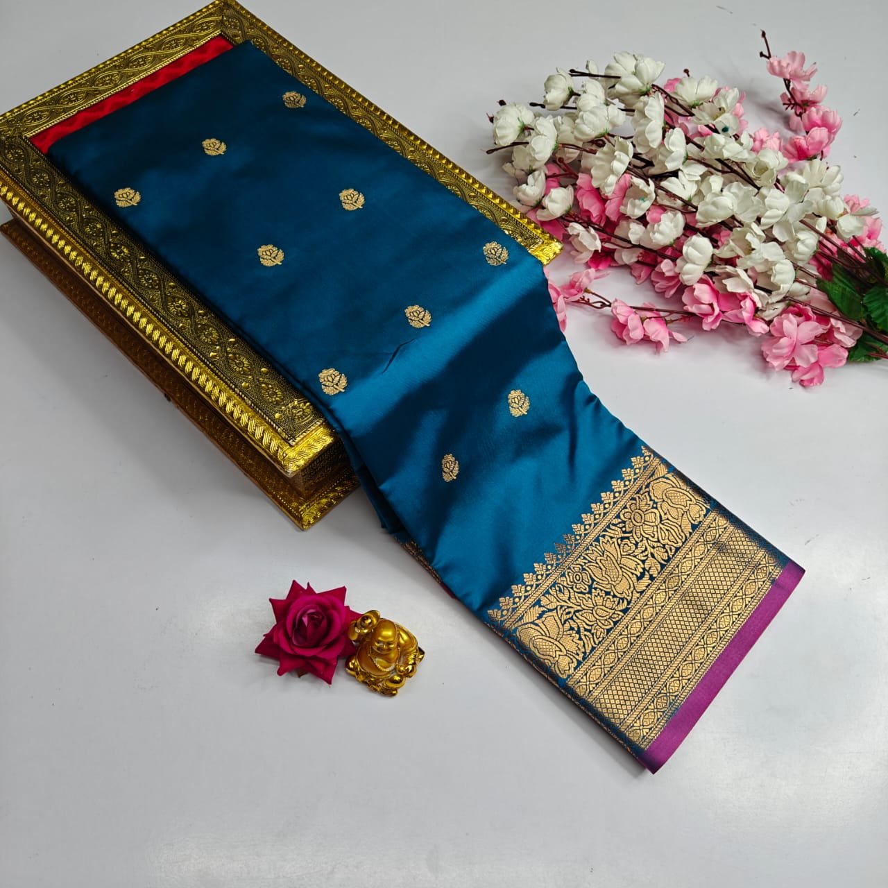 Litchi Soft Silk Small Buttas image 19