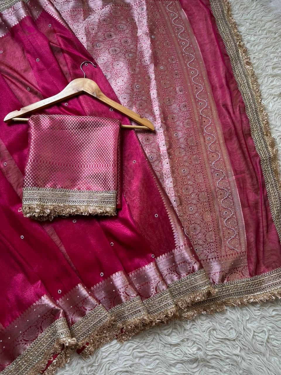 5 Banarasi Tissue Silk image 9
