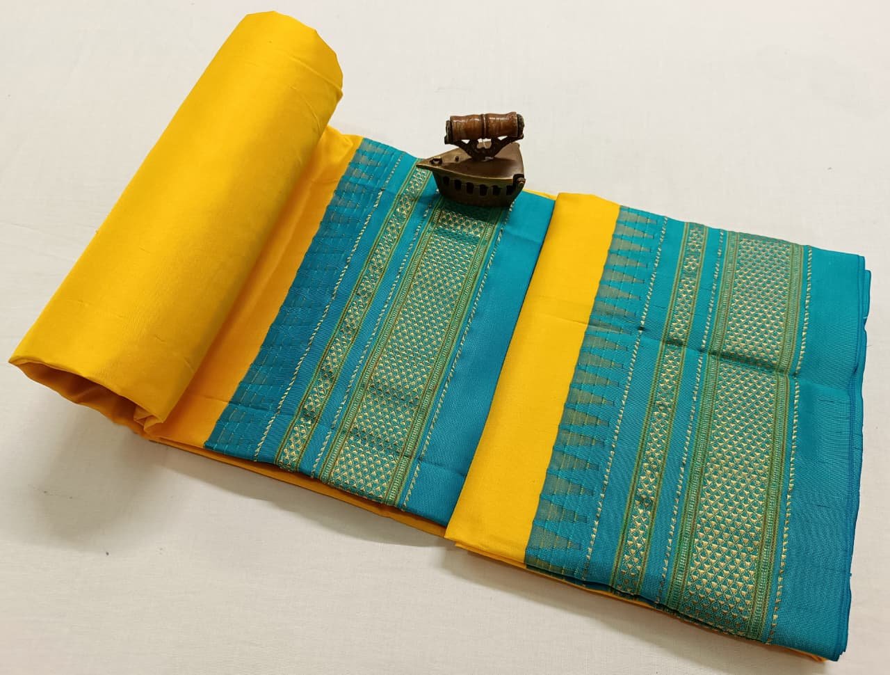 Chandrakor Paithani Pure Silk image 64