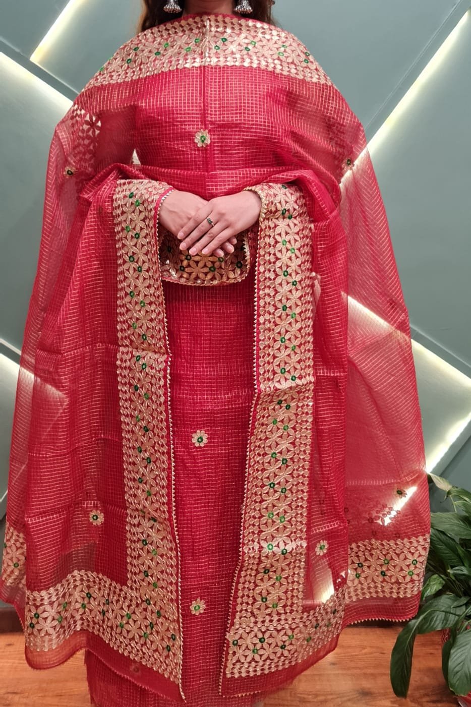 Premium Kota Doria Dress Material image 8