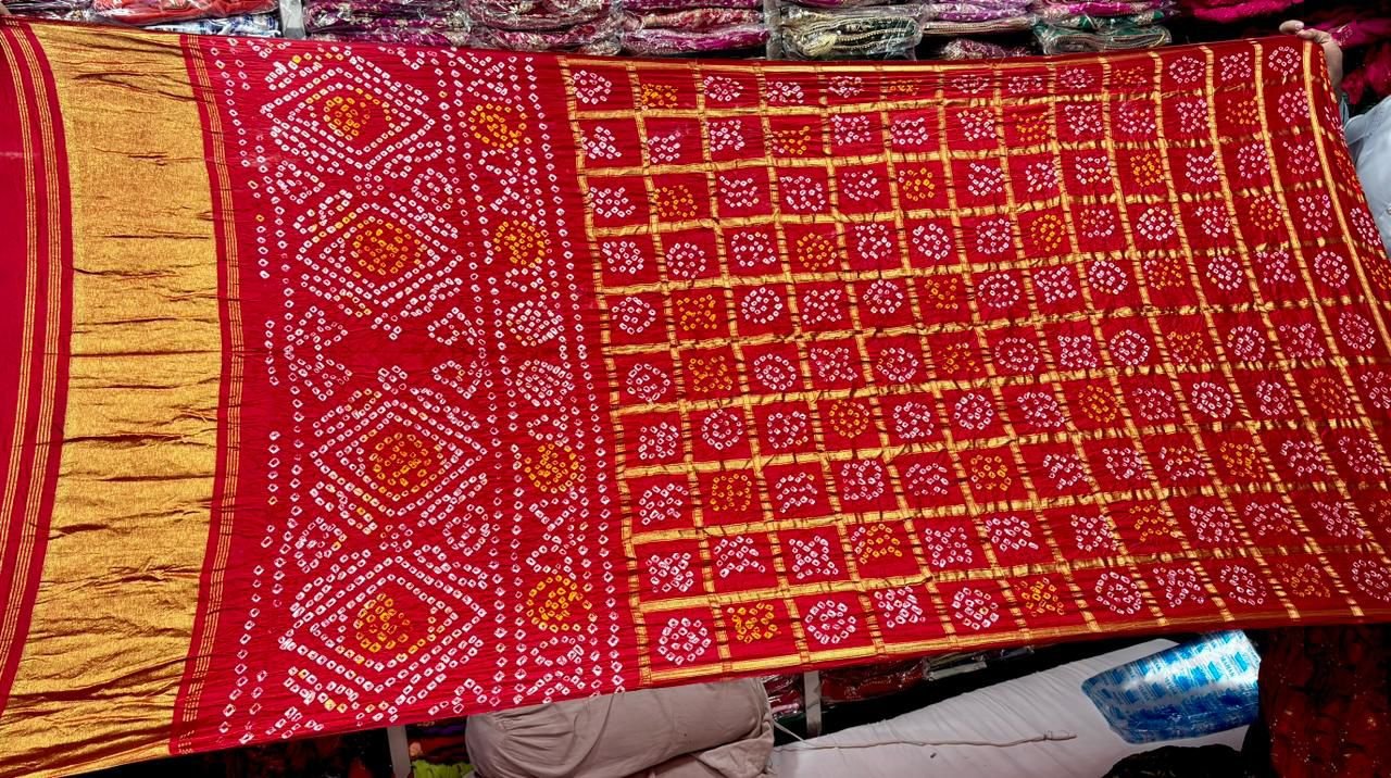 Gharchola Saree with lagdi patta image 4