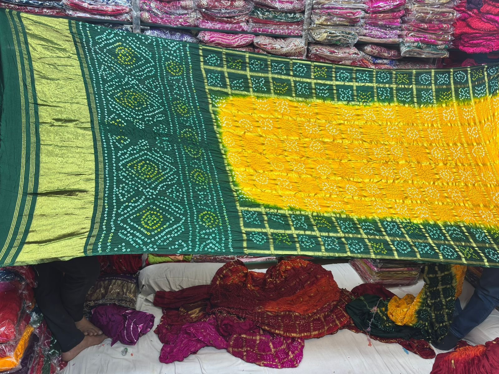 Gharchola Saree with lagdi patta image 5