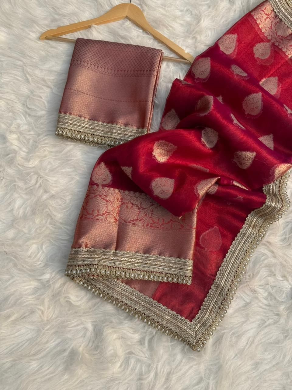 9 Banarasi Tissue Silk image 3