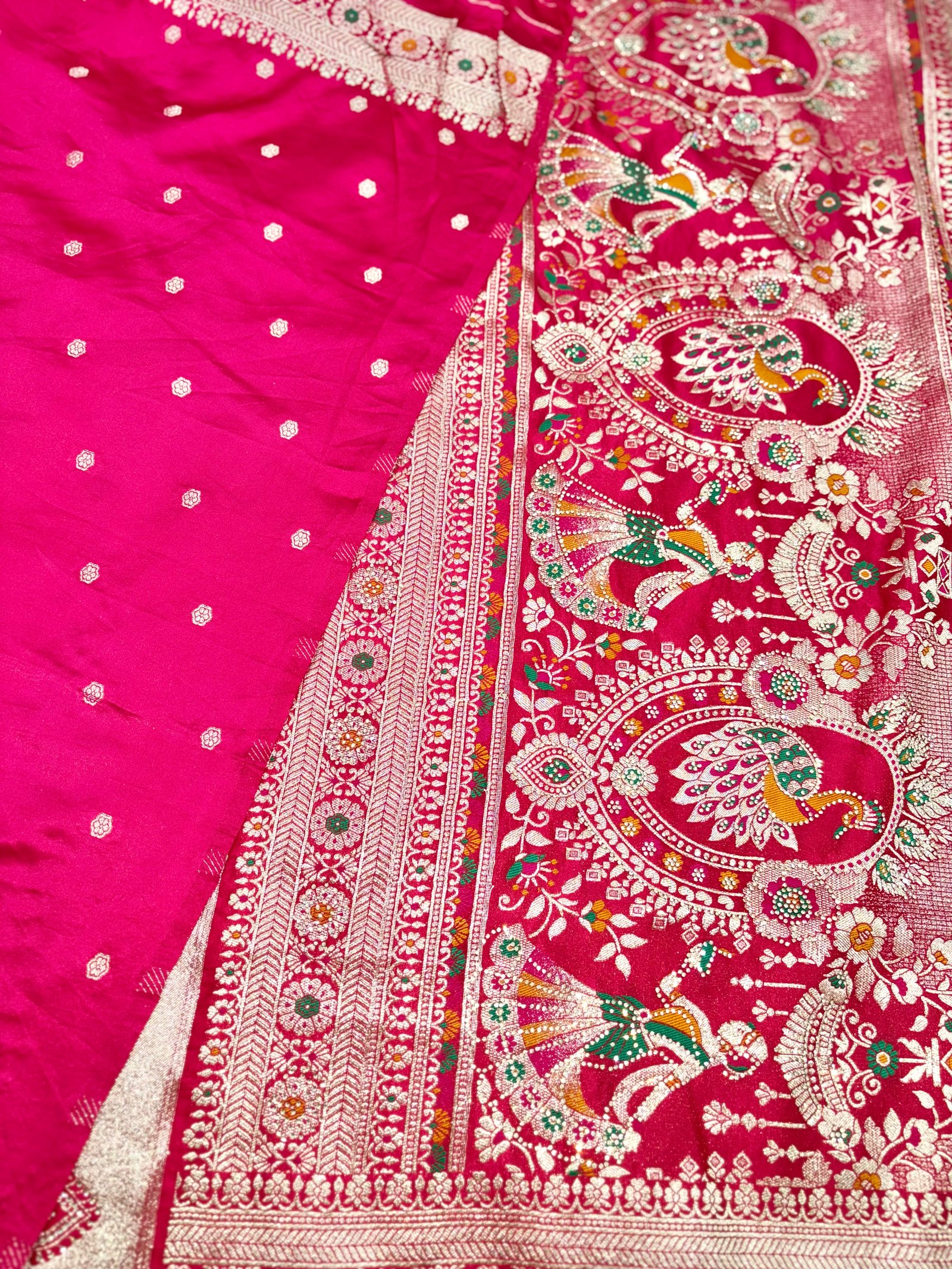 Bridal kanjivaram Tissue Silk Sarees image 4
