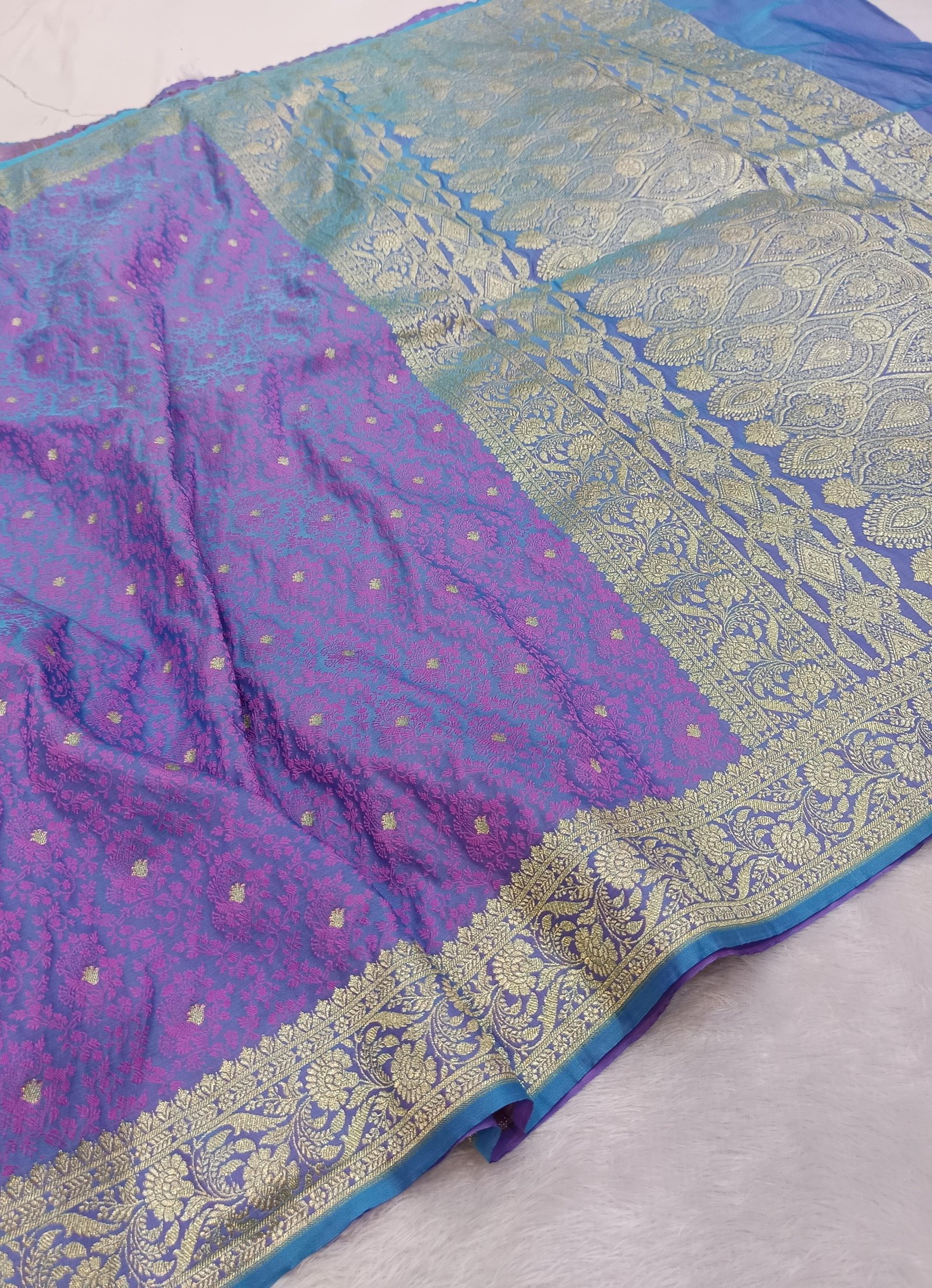 Banarasi mashru katan silk