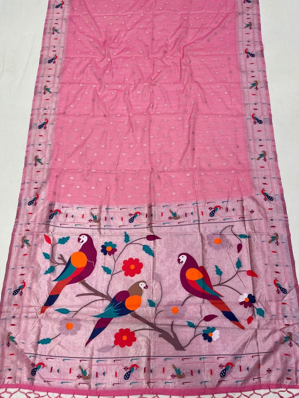 Cotton Paithani Saree