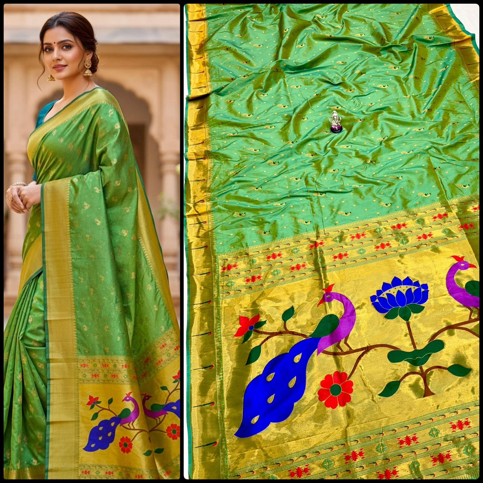 Tejasvi Muniyaa Paithani image 6