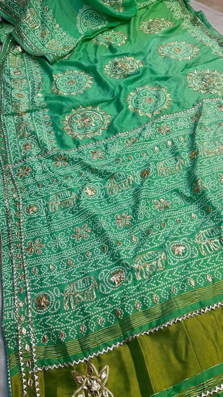 Pure Russian Moonga Silk Saree image 7