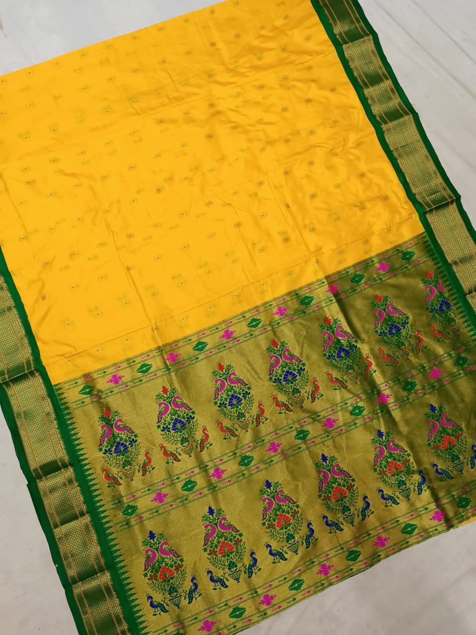 Karnful Pdiyal Paithani Pure Silk image 35