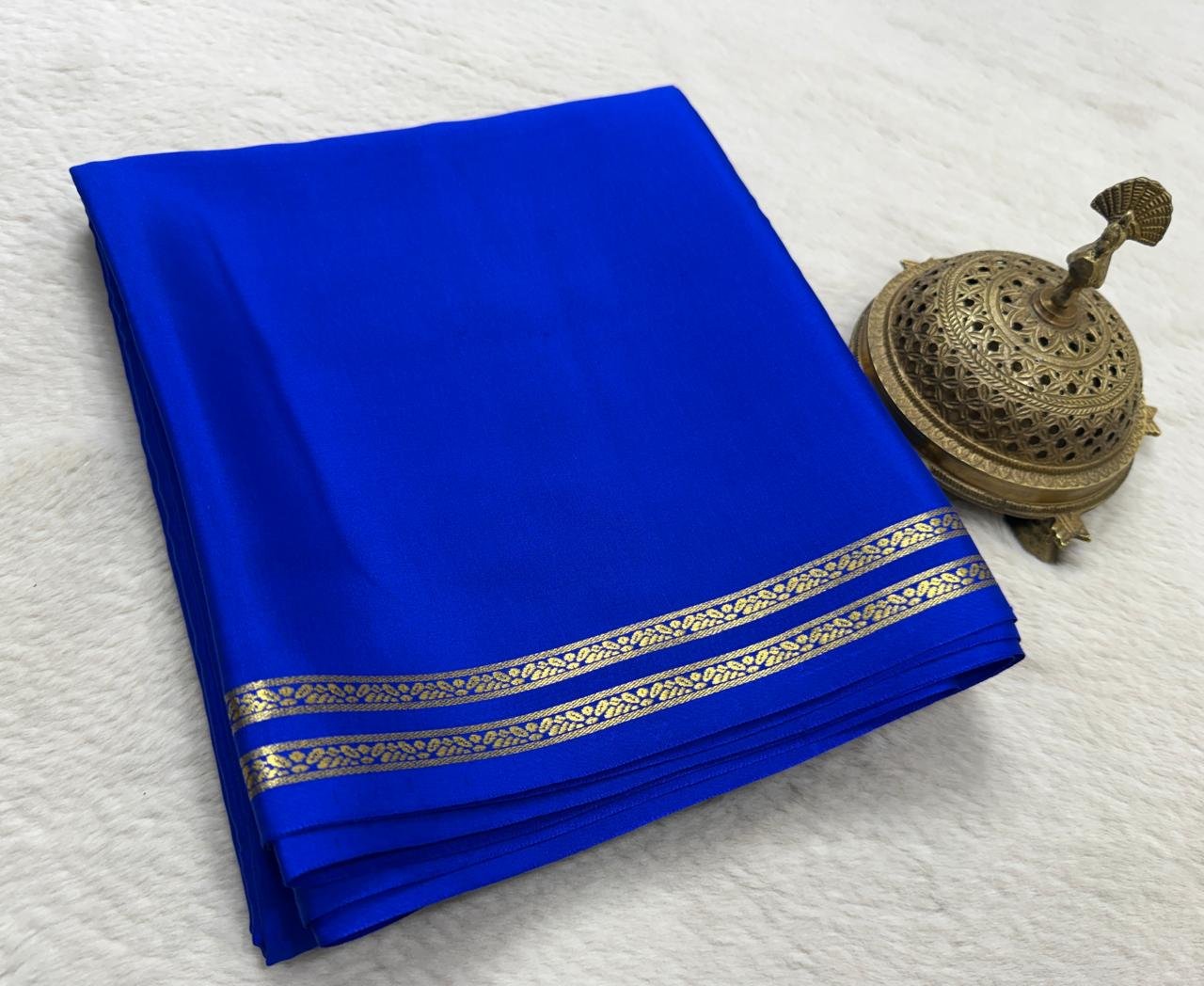 Pure Mysore Silk Sarees image 19