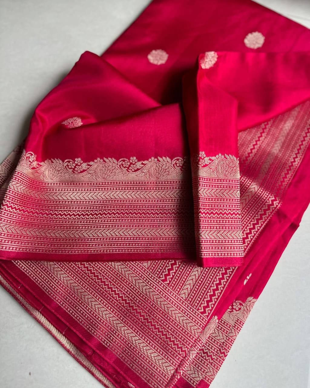 Banarasi Daybal Semi Georgette Soft Silk Saree image 6