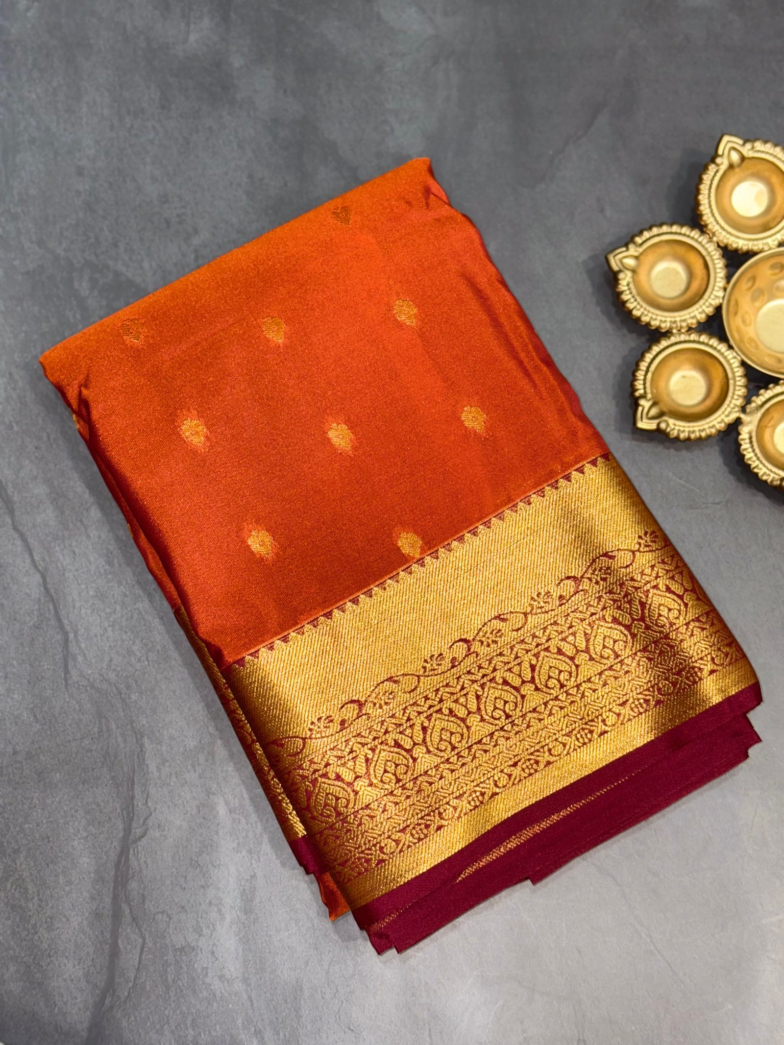 3 Korvai Kanchi Semi Silk Sarees image 15