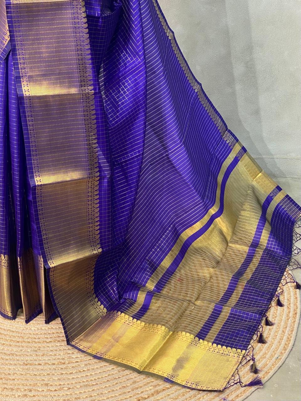 Party Wear Semi Kanchivaram Silk Sarees image 3