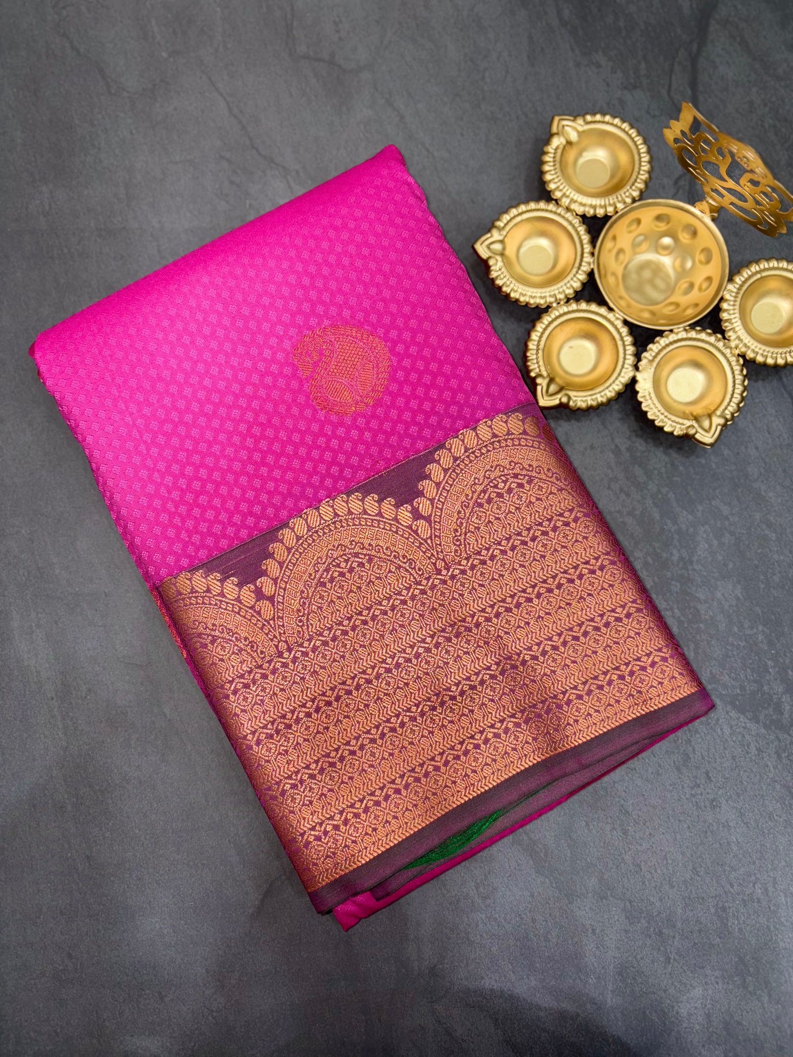 2 Korvai Kanchi Semi Silk Sarees image 17