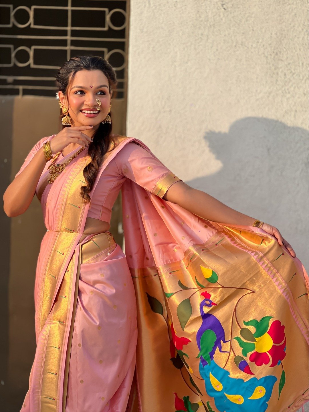 9 Vaar Muniya Paithani image 4