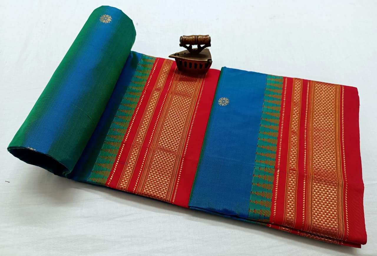 Chandrakor Paithani Pure Silk image 53