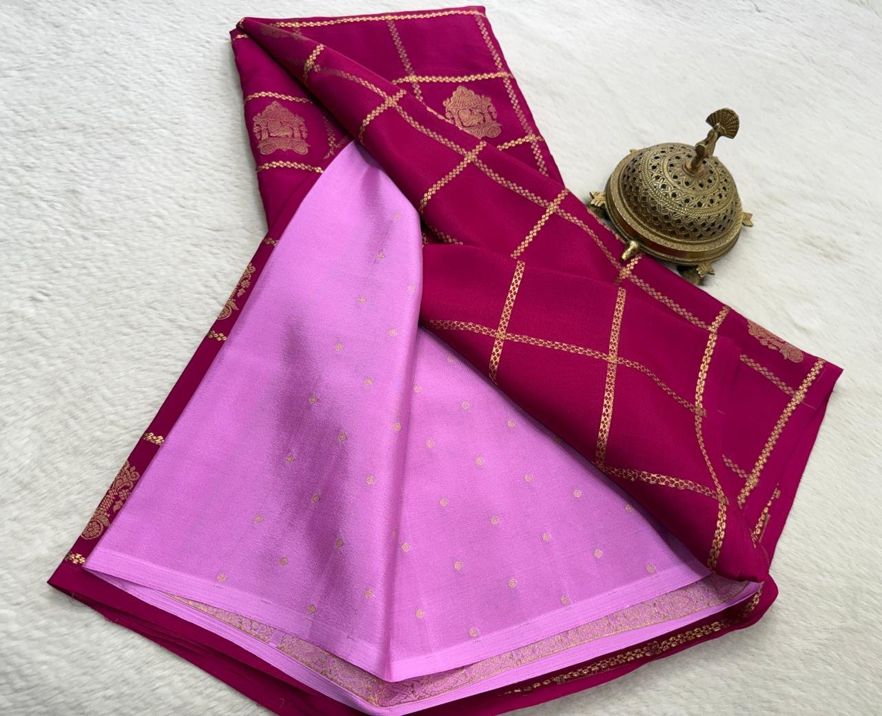 9 Pure Mysore Silk Sarees image 15