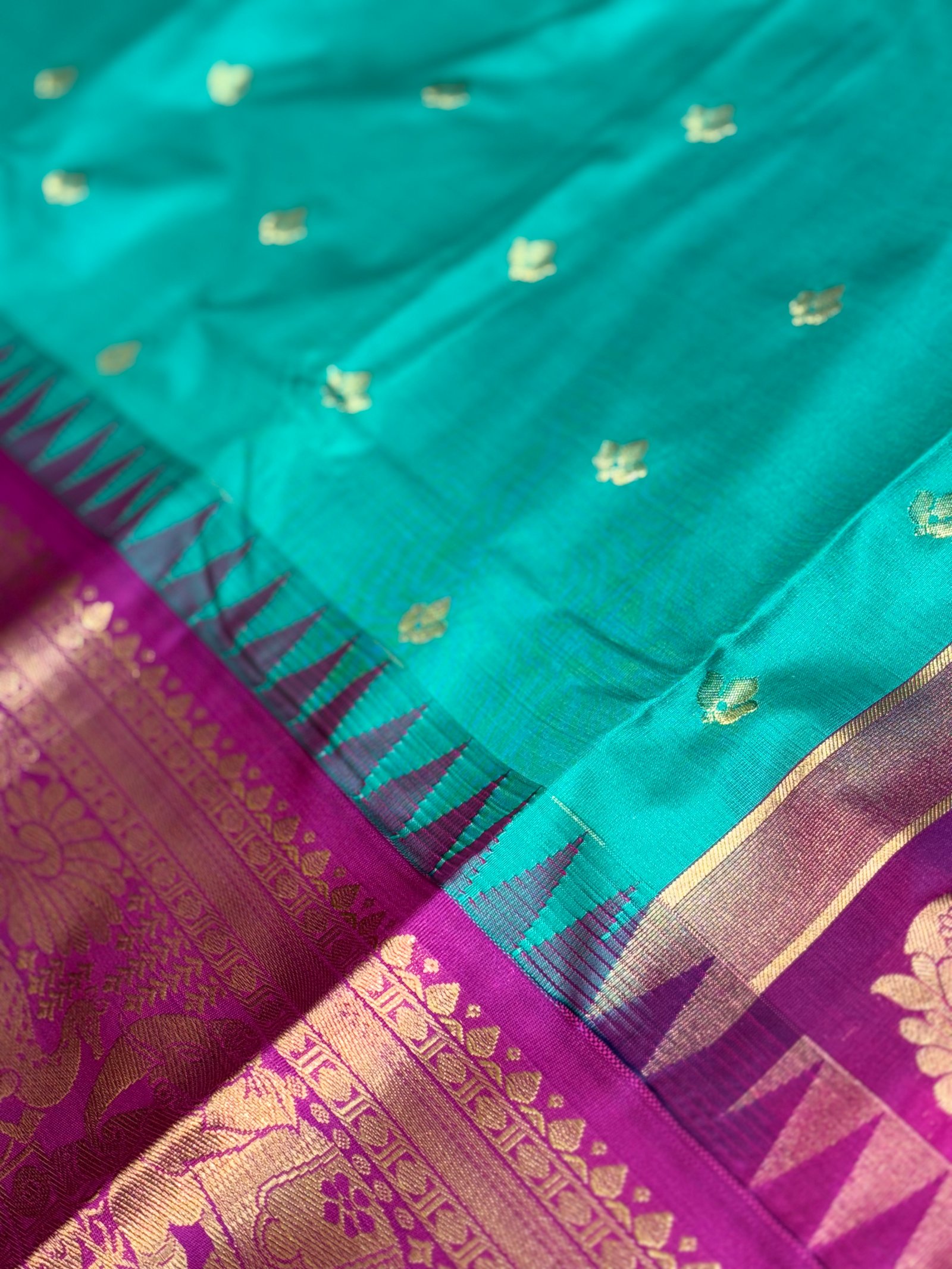 Gadwal Semi Silk Sarees image 8