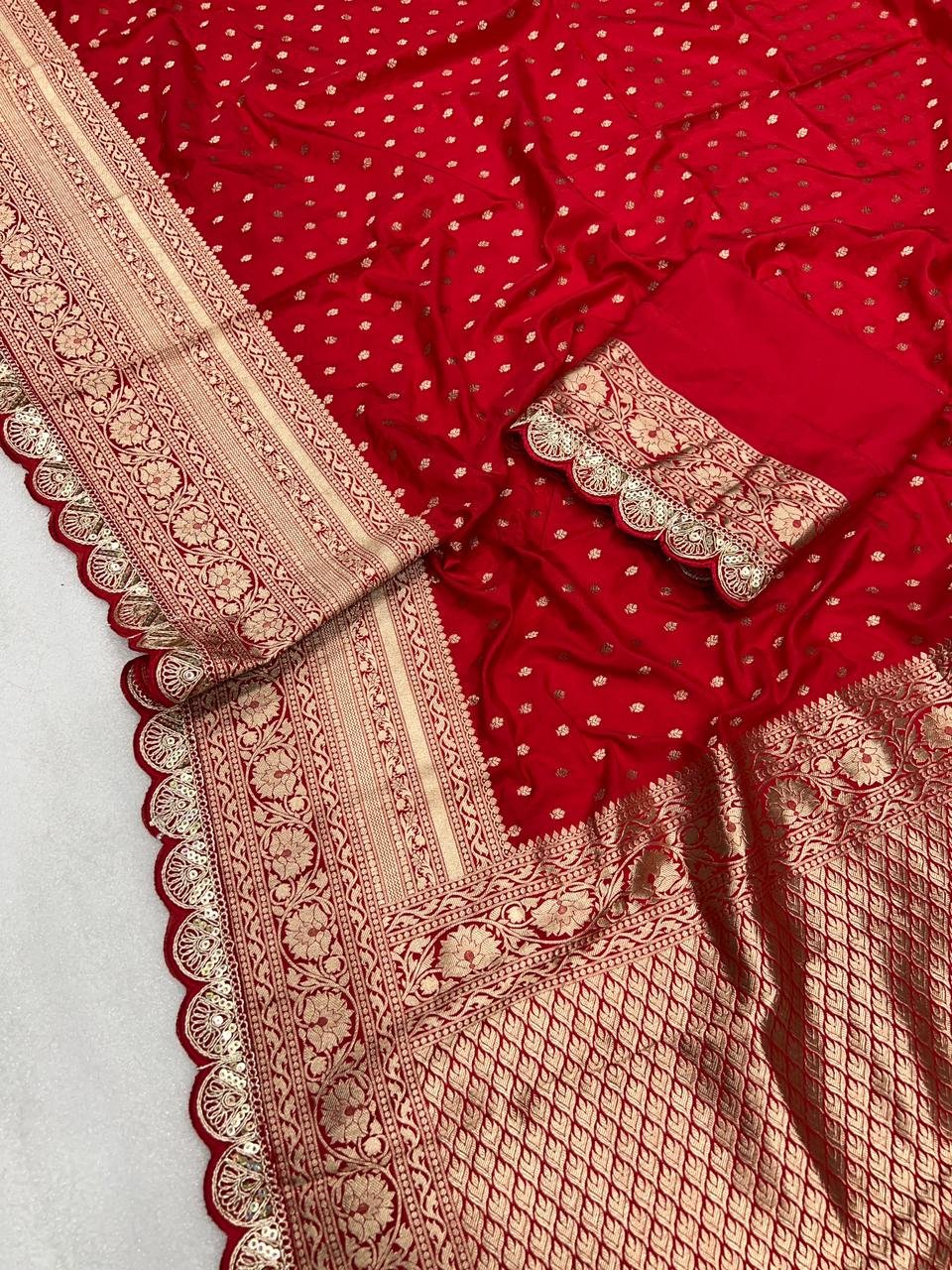 Pure Satin Silk Sarees image 10