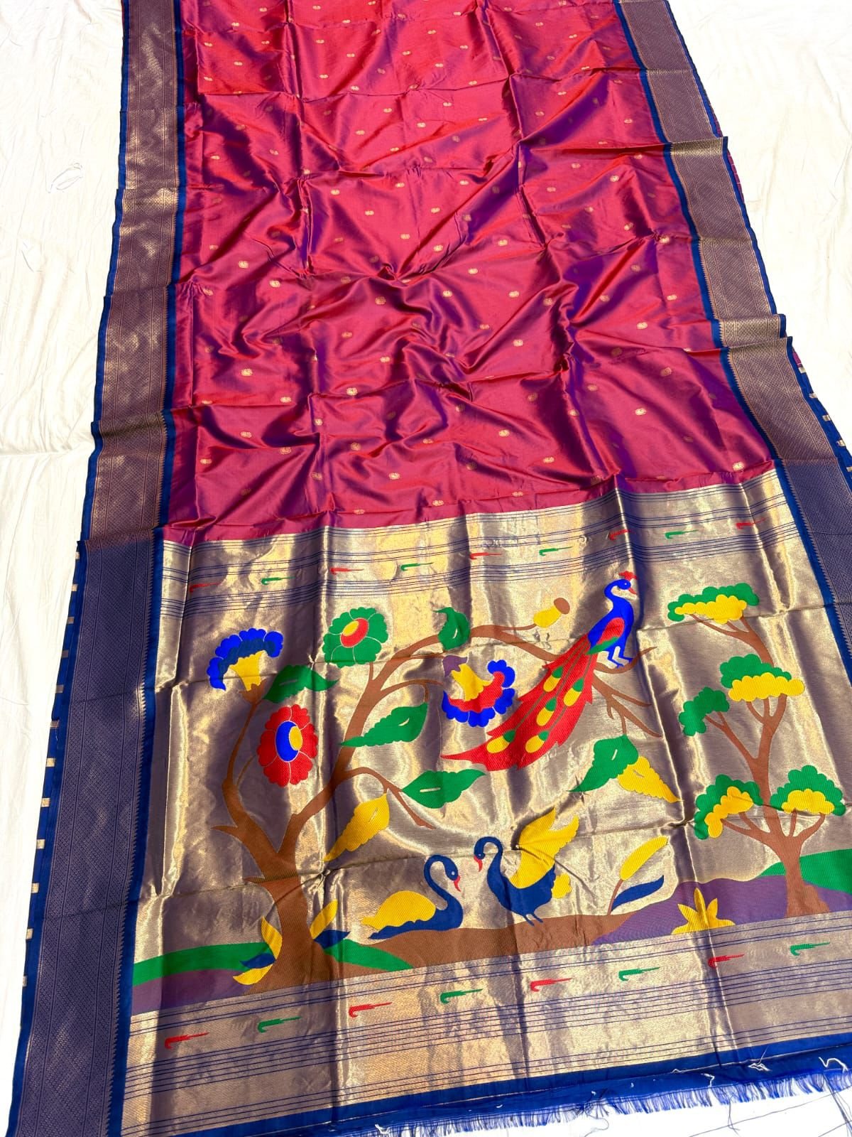 Fancy Pallu Paithani image 14