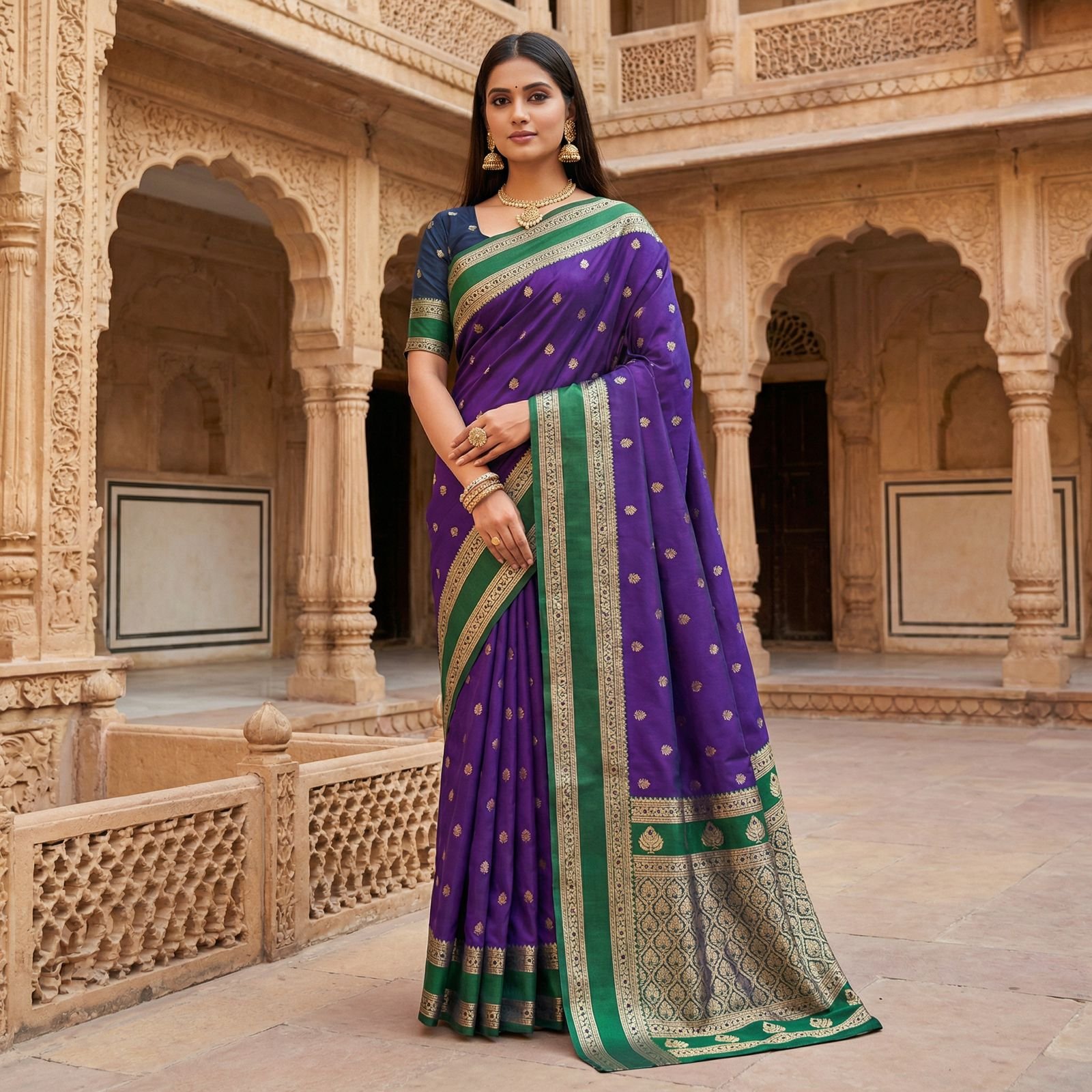 Banarasi Semi Silk image 15