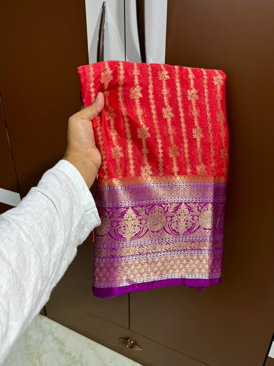 Banarasi Dybal Dupion Silk Saree image 2