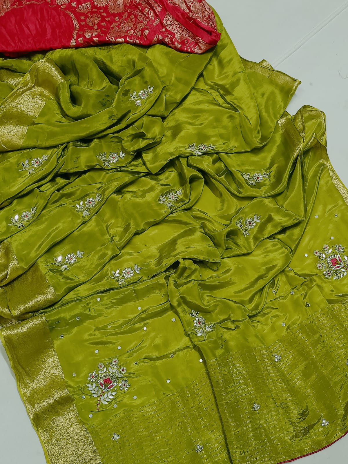 H.O Fabric Saree image 2