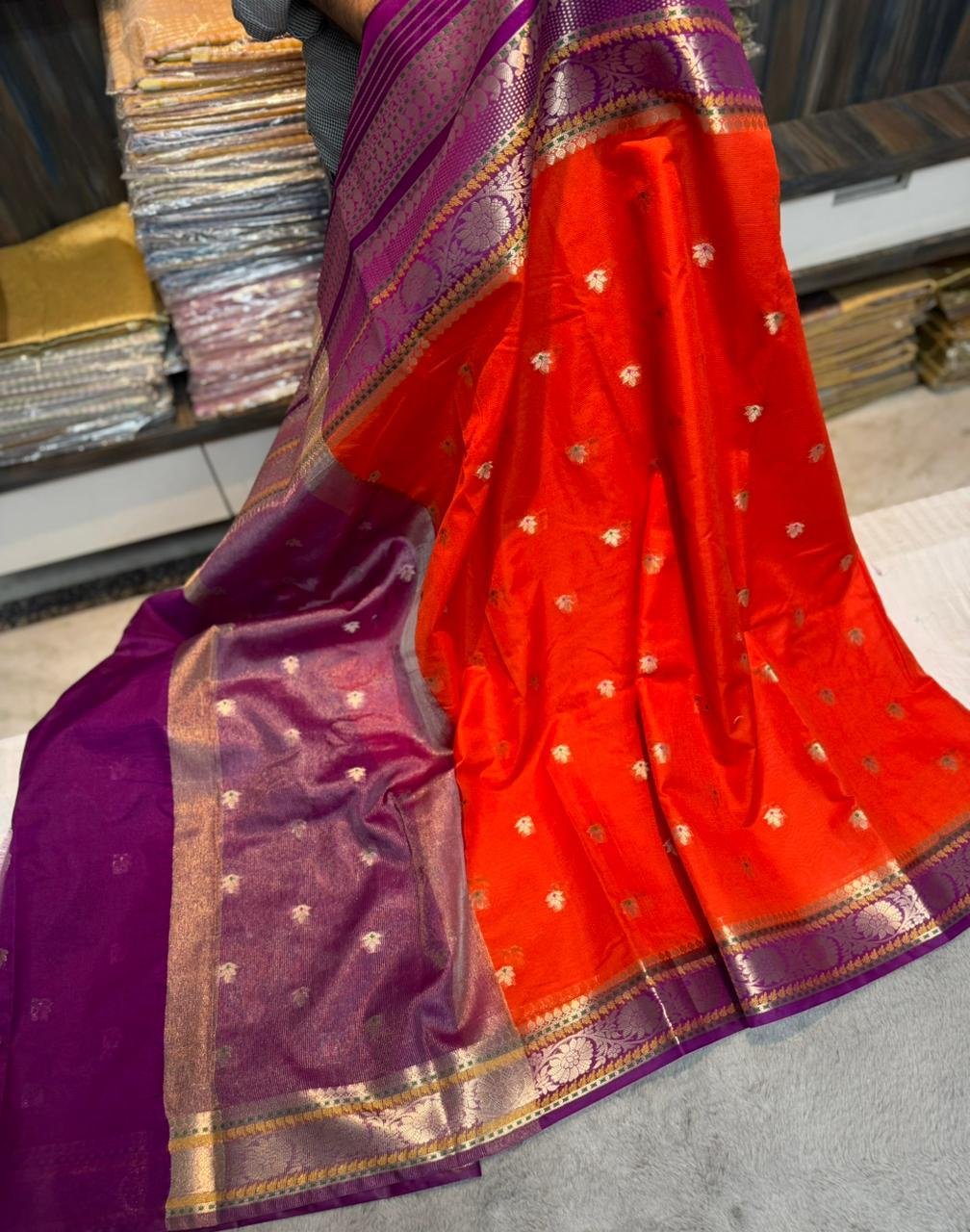 Banarasi Dybal Dupion Soft Silk image 6