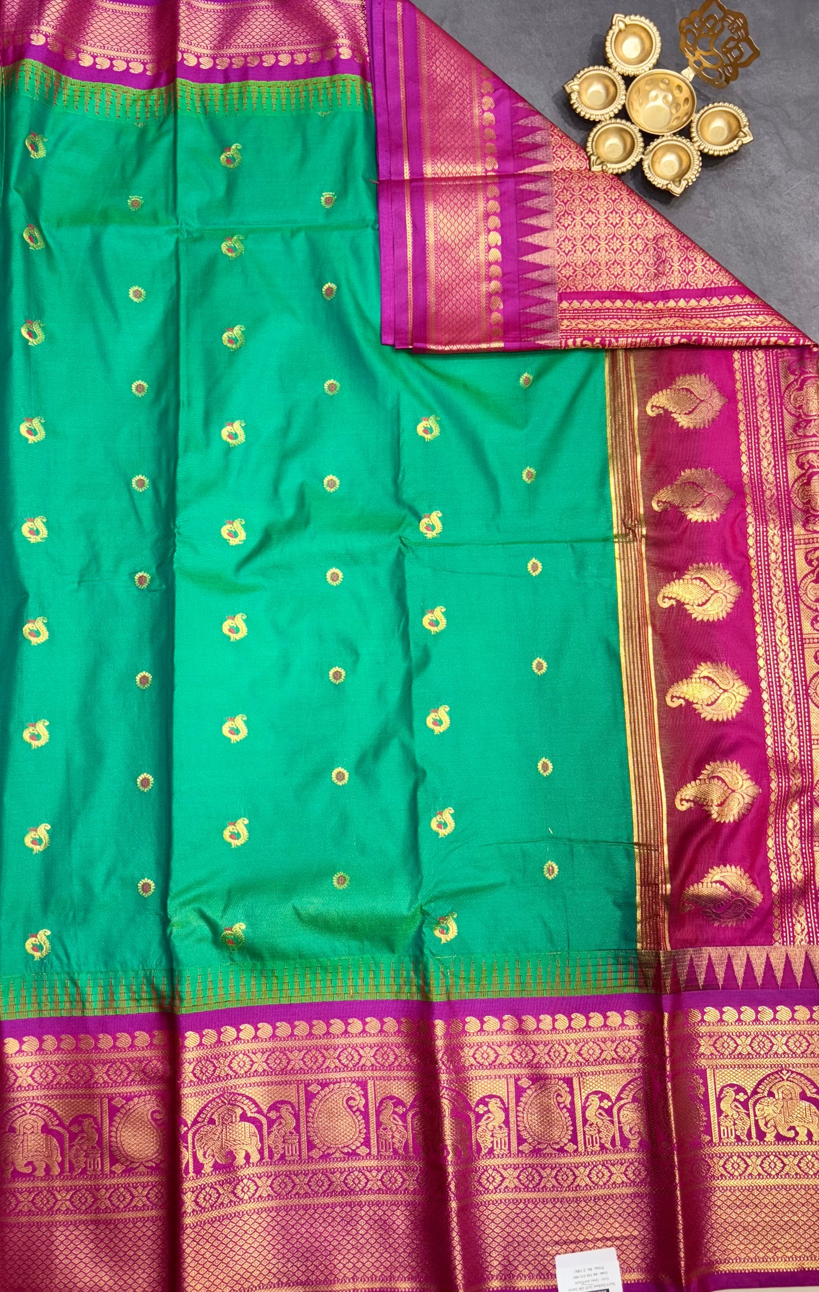 Gadwal Semi Silk Sarees image 9