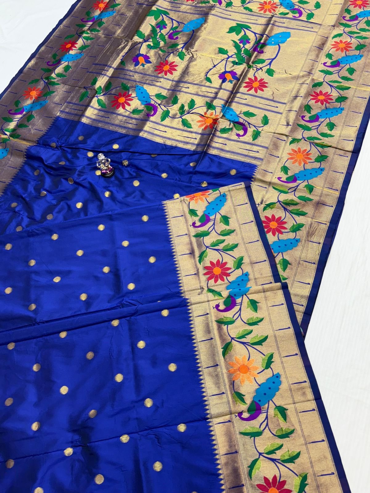 Radha Rani Brocade Paithani image 8